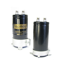 Screw Terminal Aluminum Electrolytic Capacitor 85c with Bracket